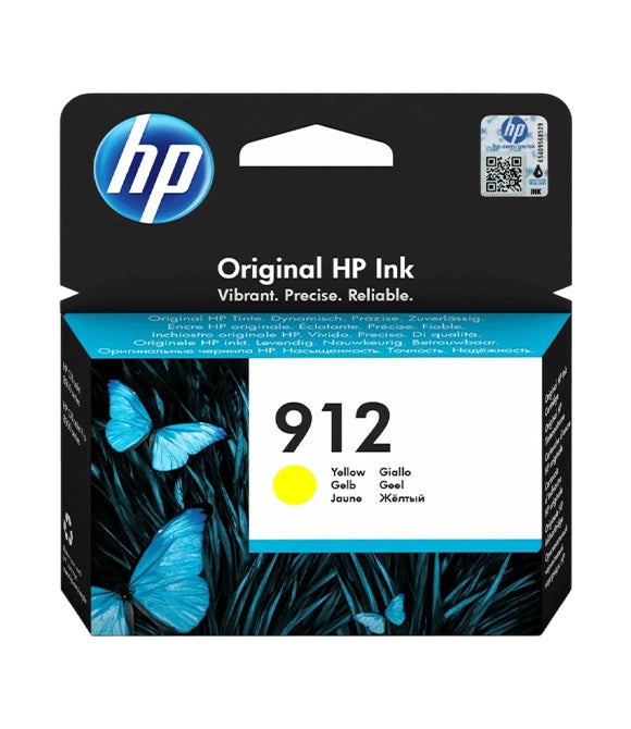 HP 3YL79AE 912 Original Ink Cartridge, Yellow, Single Pack