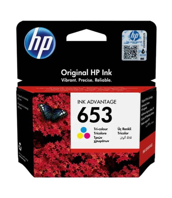 HP 653 Tri-color Original Ink Advantage Cartridge (3YM74AE)