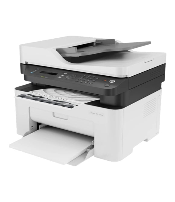 HP Laser MFP 137fnw Printer - Print, Copy, Scan, Fax - Black and white, Printer for Small Medium Business [4ZB84A]