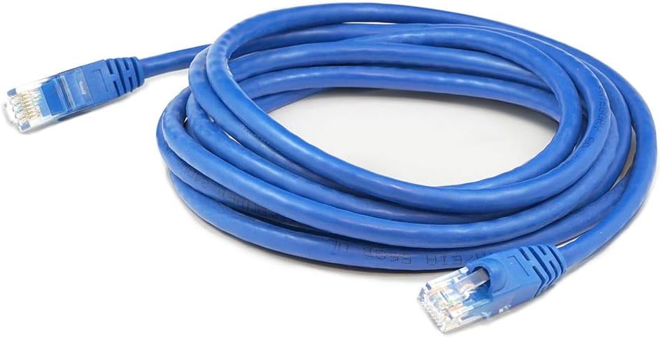 10ft Blue CAT 6 PVC Ethernet Cable Snagless Bubble Boot RJ-45 M/M