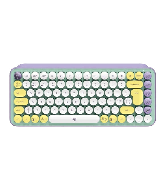 Logitech Pop Keys Wireless Mechanical Keyboard Daydream Mint