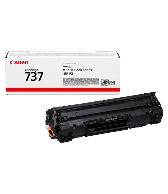 Canon 737 BK 9435B002 Toner Cartridge Original Black 2400 Pages Toner