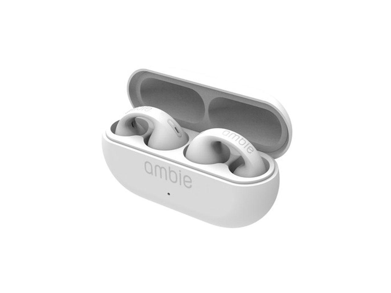 AMBIE True Wireless White AM-TW01 Open-ear Wireless Earphone Ear Cuff Sports