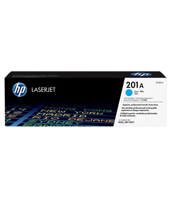 HP 201A Cyan Toner Cartridge | Works with HP Color LaserJet Pro M252, HP Color LaserJet Pro MFP M277 Series | CF401A