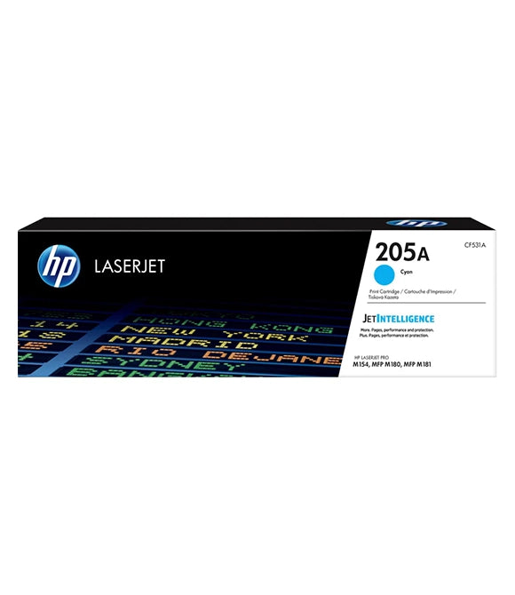 HP 205A Cyan Original LaserJet Toner Cartridge (CF531A)