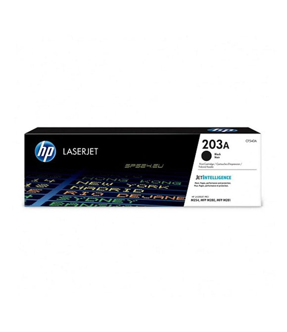 HP 203A Black Original LaserJet Toner Cartridge (CF540A)