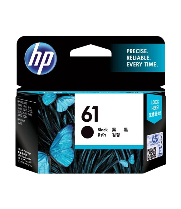 HP 61 Ink Cartridge, Black (ch561wa)