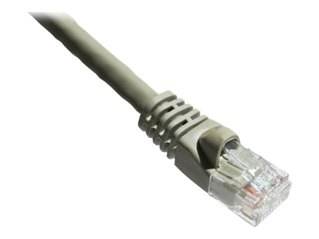 Axiom CAT6A 650mhz UTP Patch Cable with Boots, Gray