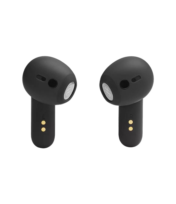 JBL Live Flex True Wireless Noise Cancelling Earbuds, Wireless Charging, 40H Battery, 6 Beam Forming Mics, Bluetooth 5.3, Touch/Voice Control, IP54 Water & Dust Resist - Black