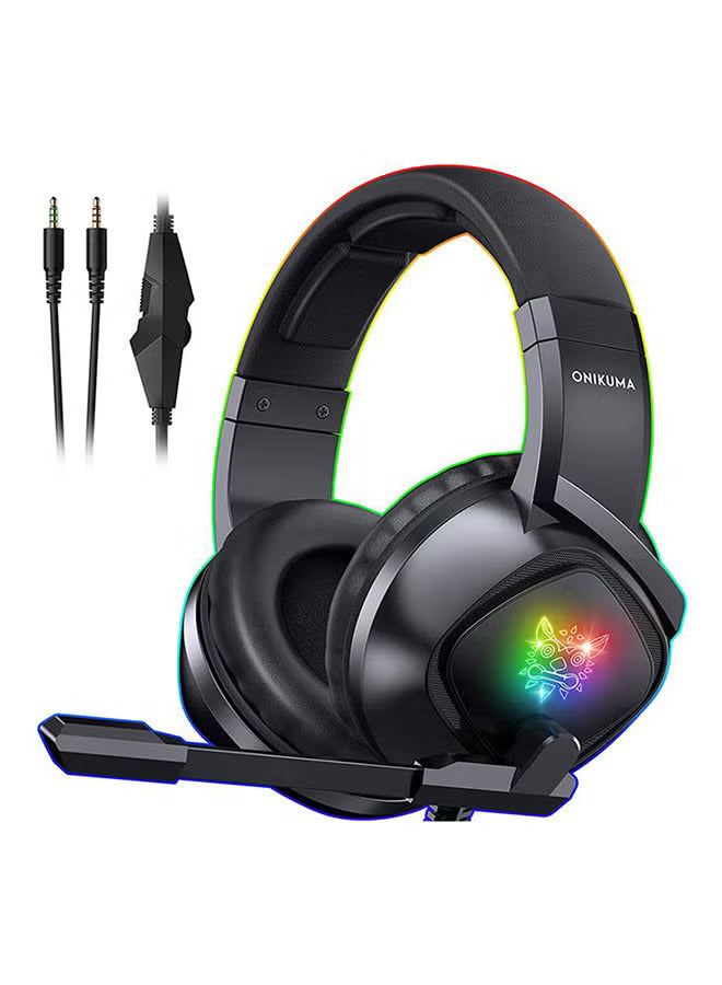 onikuma K19 Gaming Wired Headset With Microphone For PS4/PS5/XOne/XSeries/NSwitch/PC