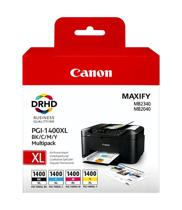 PGI-1400XL Ink Cartridge Extra High Yield Replacement Pack for Canon MAXIFY MB2040 MB2140 MB2340 MB2740 Printer