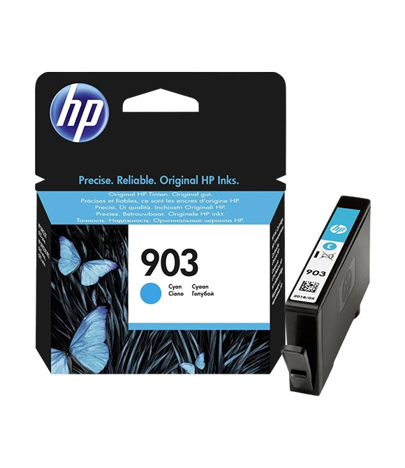 HP 903 Cyan Original Ink Advantage Cartridge - T6L87Ae