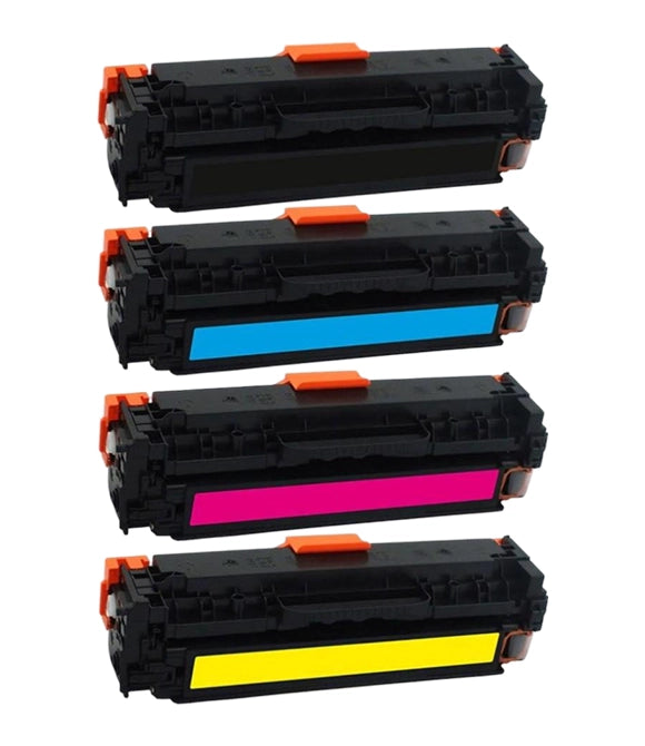 Terabyte Compatible Toner Cartridge Replacement for 203A, CF540A, CF541A, CF542A, CF543A, Use for Color LaserJet M254dw, M254nw, MFP M280, M280nw, M281cdw, M281fdn, M281fdw Printer, (4 Pack) | TERA203