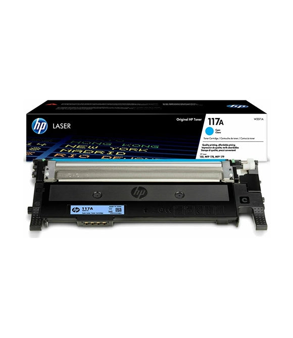 117A Toner Cartridge Compatible for HP 117A W2071A Cyan Toner Cartridges Work for HP Color Laser MFP 150a 150nw 178nwg 178nw 179fwg 179fnw Printers