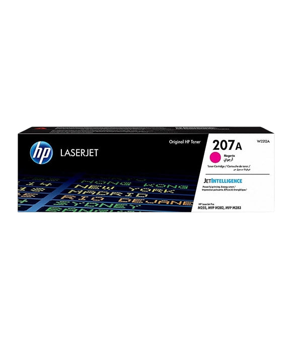 HP 207A Magenta Original LaserJet Toner Cartridge [W2213A] | Works with HP LaserJet Pro M255, M282, M283 Printers-1pc