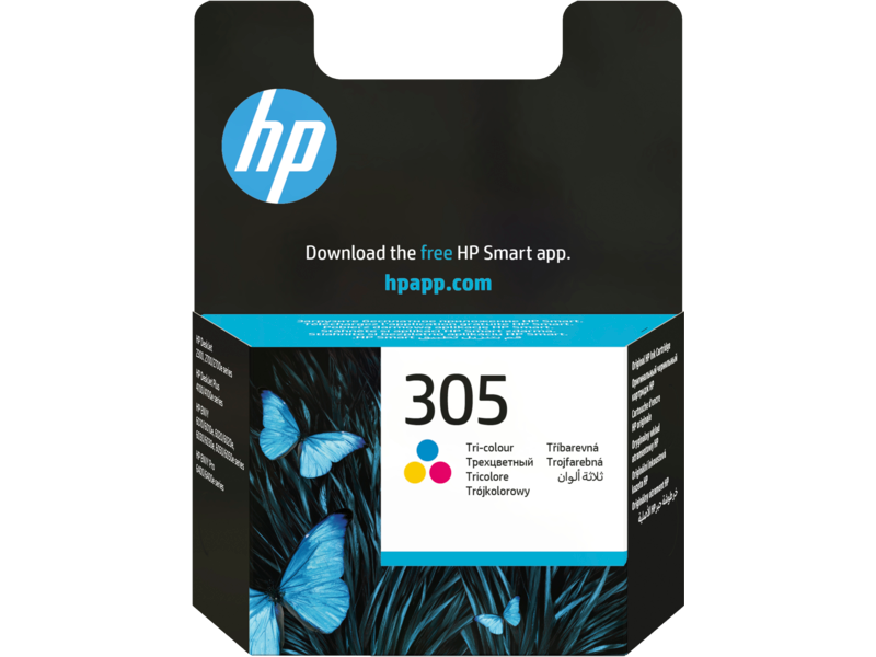 HP 305 Tri-color Original Ink Cartridge (3YM60AE)