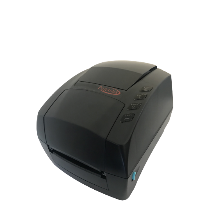 Pegasus (BP4-A0A00A) Barcode Label Printer With Free Software - Black